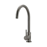 Round Gooseneck Kitchen Mixer Tap, Shadow
