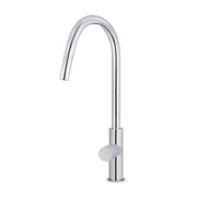 Round Pinless Piccola Pull Out Kitchen Mixer Tap, Polished Chrome