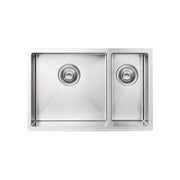 Kitchen Sink One & Half Bowl 670 x 440, Brushed Nickel