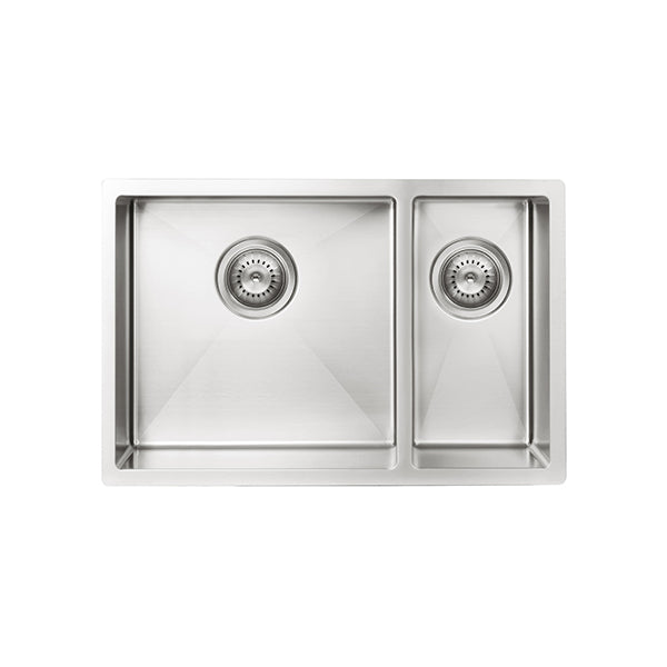 Kitchen Sink One & Half Bowl 670 x 440, Brushed Nickel