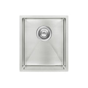 Kitchen Sink Single Bowl 380 x 440, Brushed Nickel