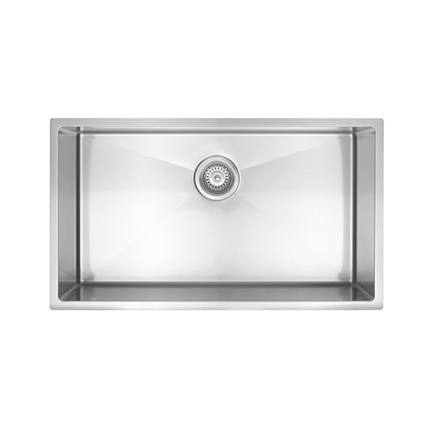 Kitchen Sink Single Bowl 760 x 440, Brushed Nickel