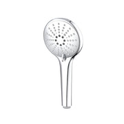 Round Hand Shower Three-Function, Polished Chrome