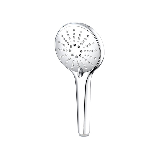 Round Hand Shower Three-Function, Polished Chrome