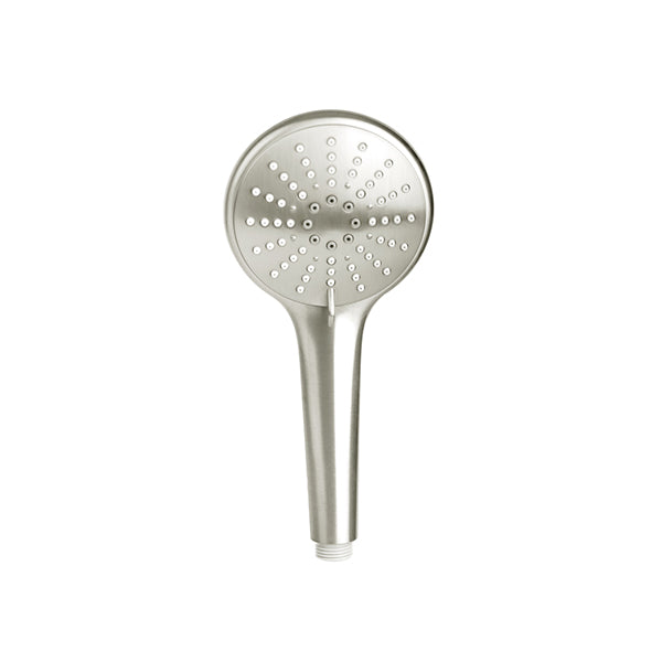 Round Hand Shower Three-Function, Brushed Nickel