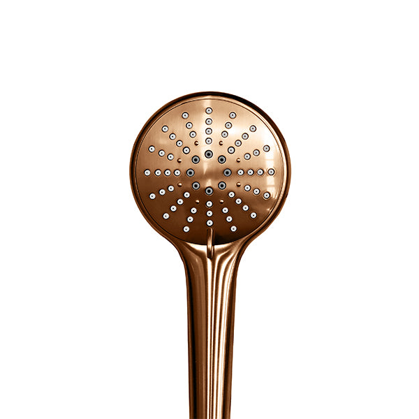 Round Hand Shower Three-Function, Lustre Bronze