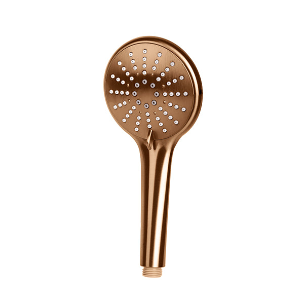 Round Hand Shower Three-Function, Lustre Bronze