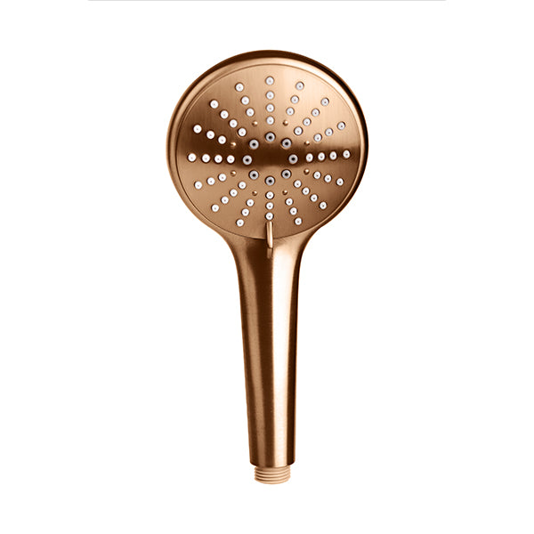 Round Hand Shower Three-Function, Lustre Bronze