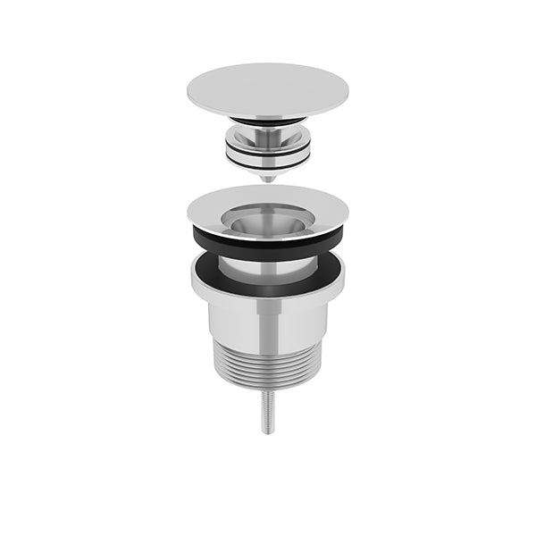 Universal all-in-one Pop Up Waste Basin & Bath, Polished Chrome