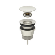 Universal all-in-one Pop Up Waste Basin & Bath, Brushed Nickel