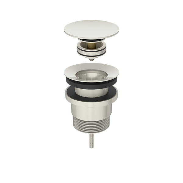 Universal all-in-one Pop Up Waste Basin & Bath, Brushed Nickel