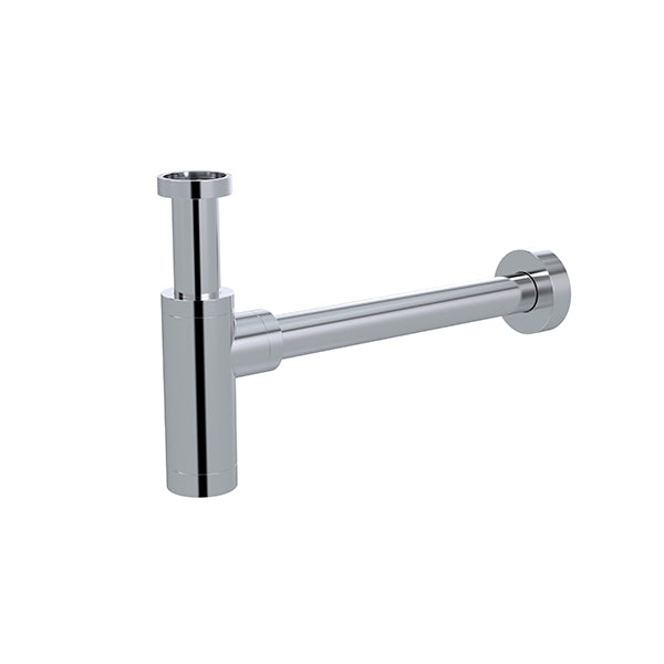 Round bottle trap for 32mm basin waste and 32mm waste pipe with 40mm adapter, Polished Chrome
