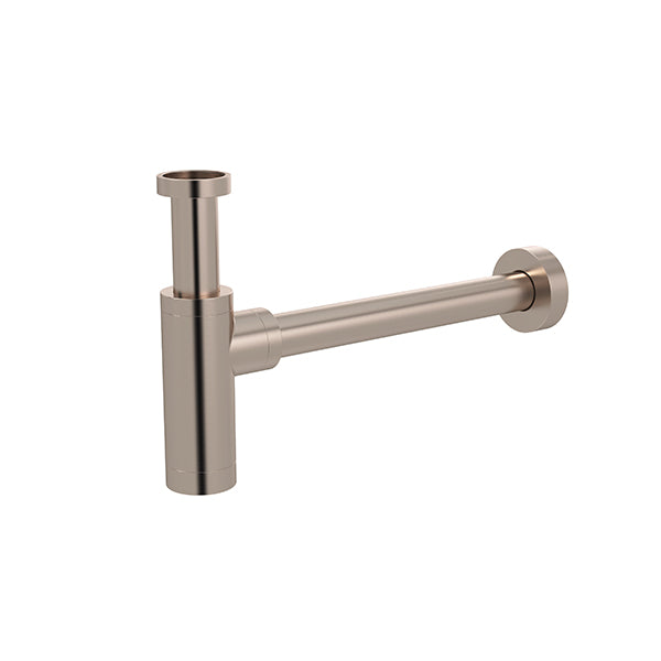 Round bottle trap for 32mm basin waste and 32mm waste pipe with 40mm adapter, Champagne