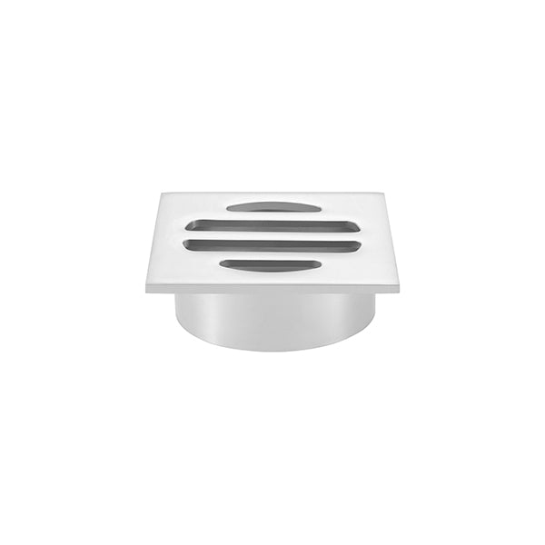 Square Floor Grate Shower Drain 50mm outlet, Polished Chrome