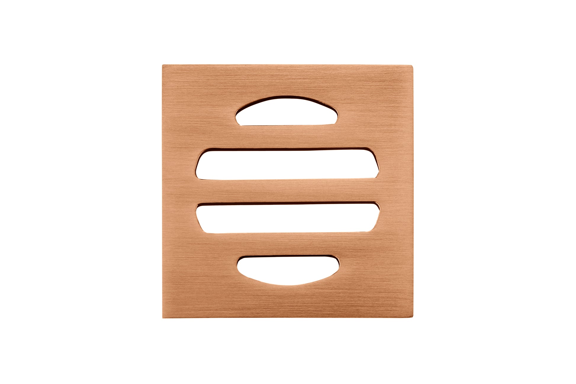 Square Floor Grate Shower Drain 50mm outlet, Lustre Bronze
