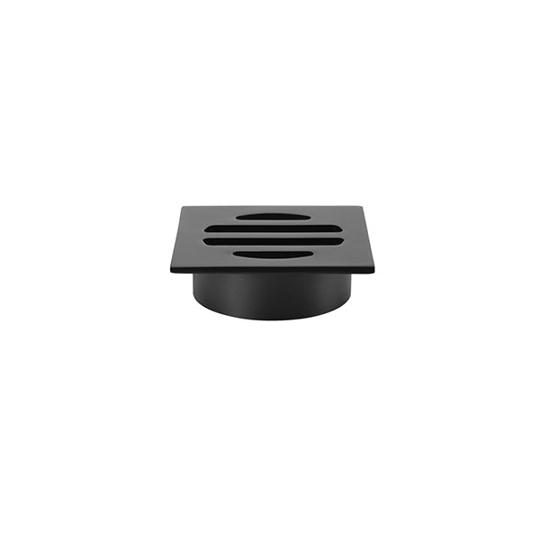 Square Floor Grate Shower Drain 50mm outlet, Matte Black