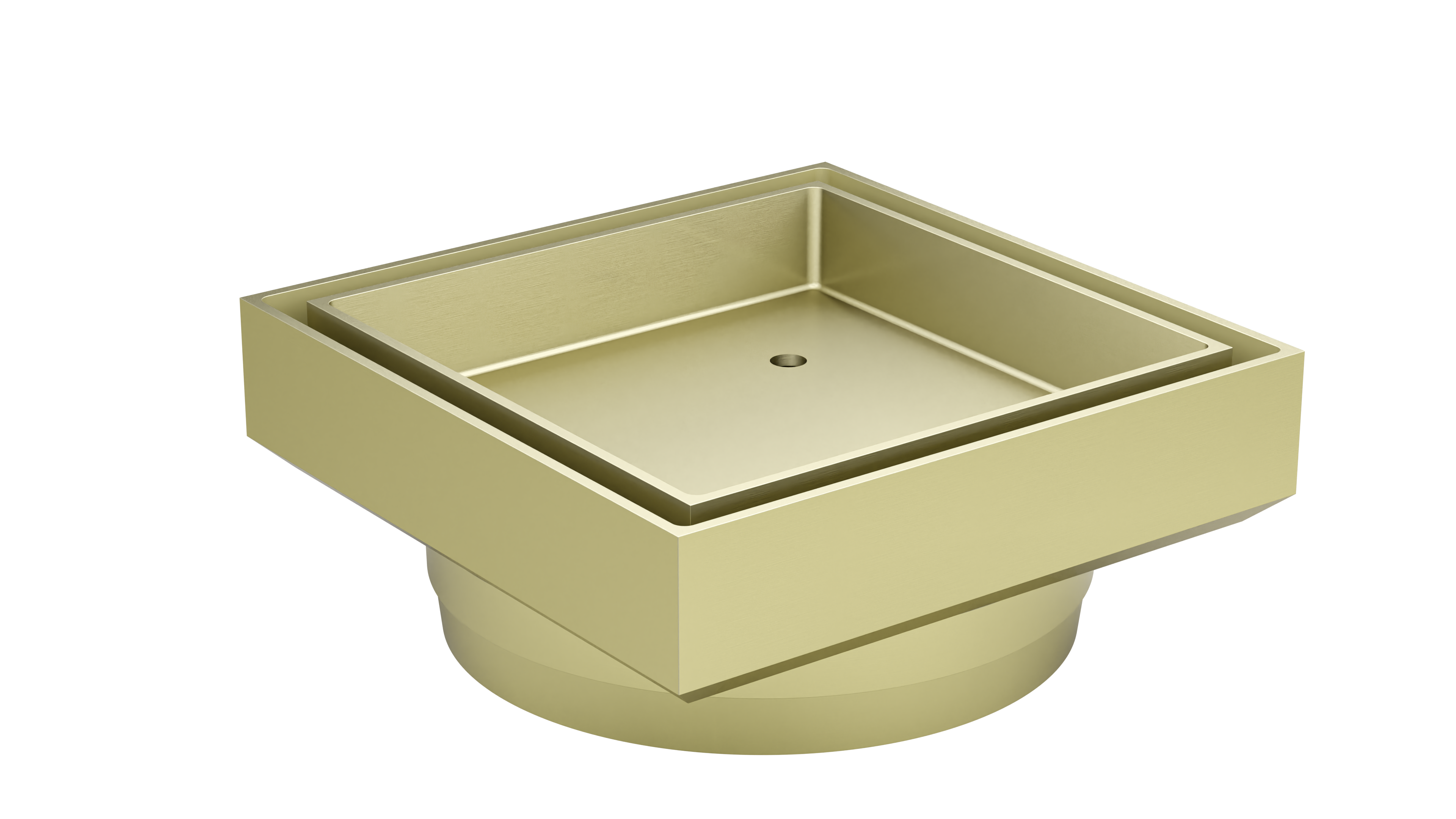 Shower Waste with Tile Insert, Tiger Bronze
