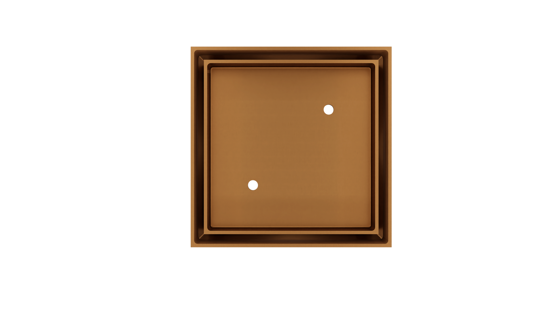 Shower Waste with Tile Insert, Lustre Bronze