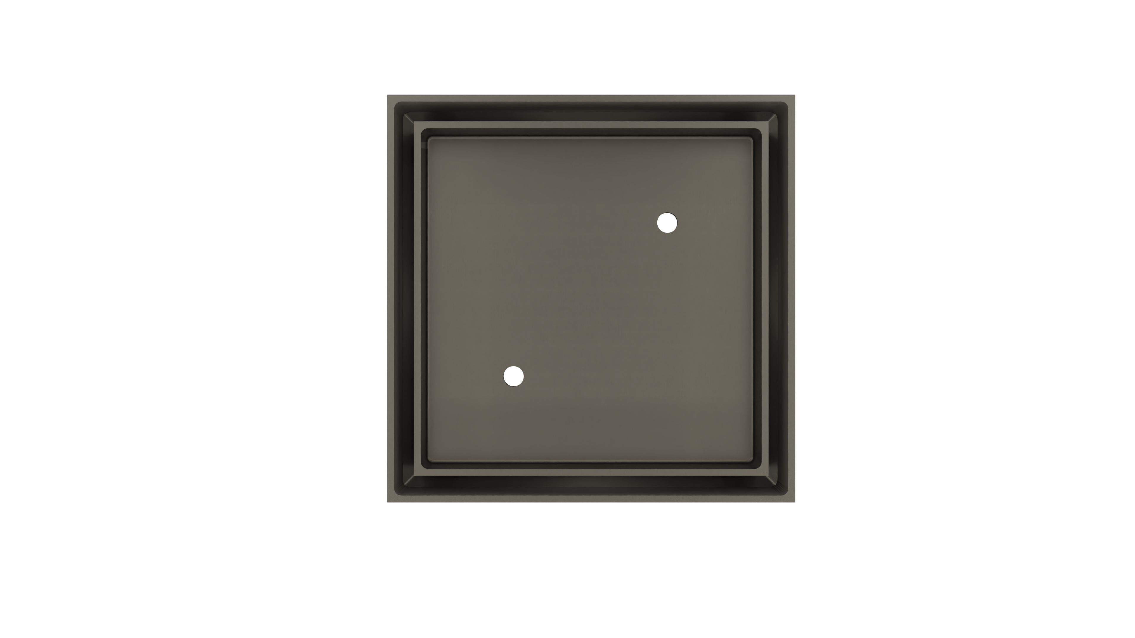 Shower Waste with Tile Insert, Shadow