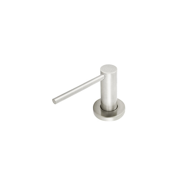 Round Soap Dispenser, Brushed Nickel