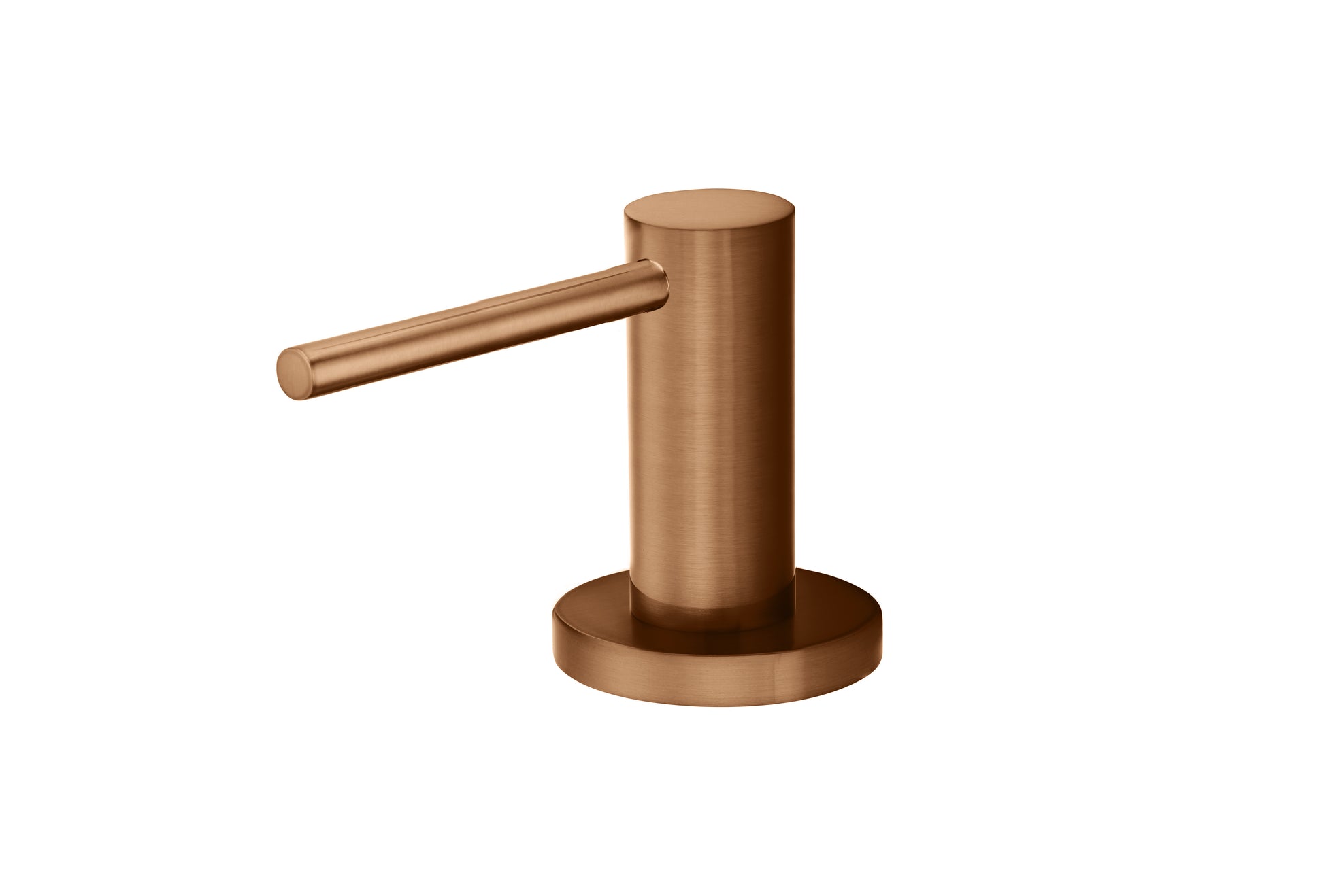 Round Soap Dispenser, Lustre Bronze