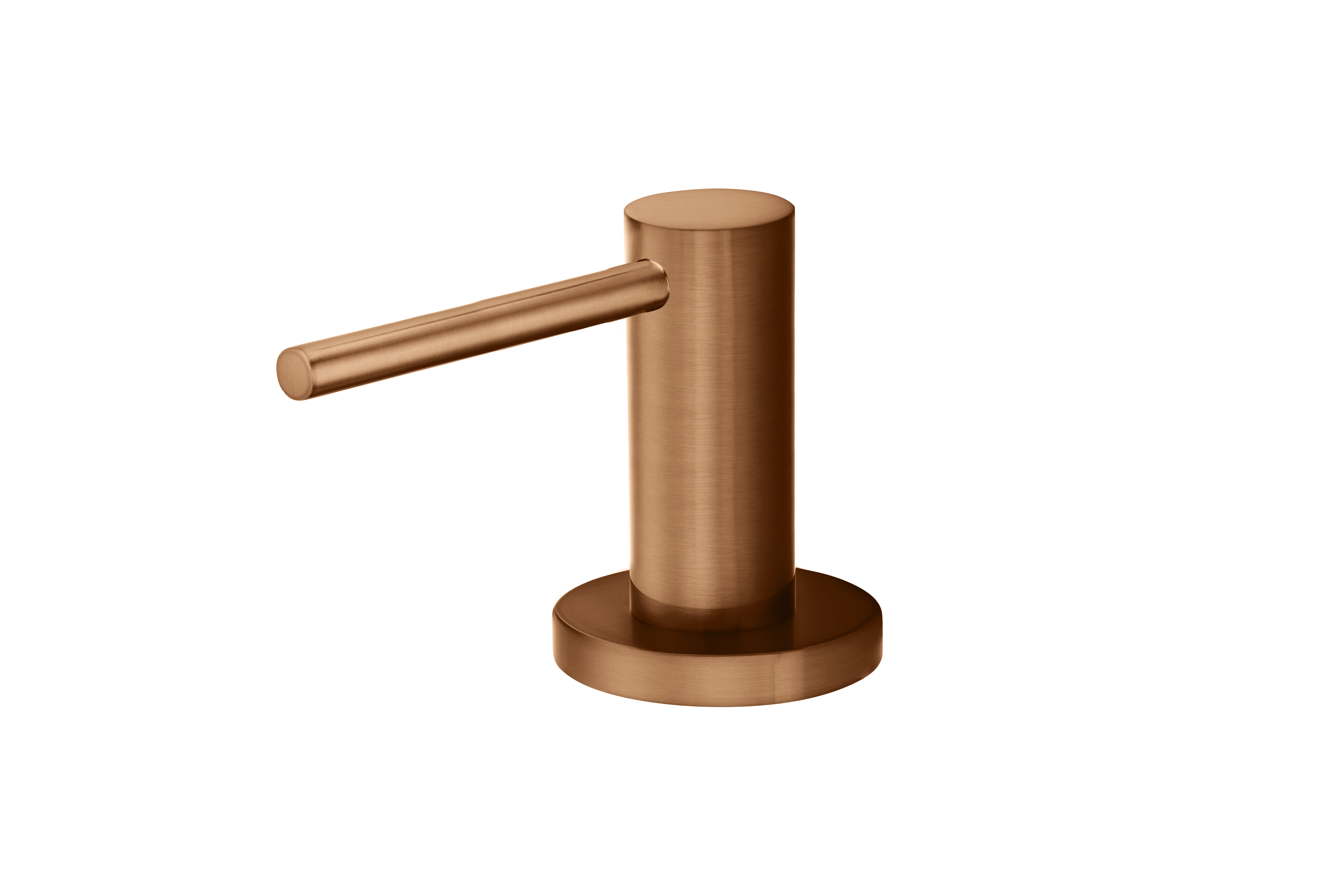 Round Soap Dispenser, Lustre Bronze