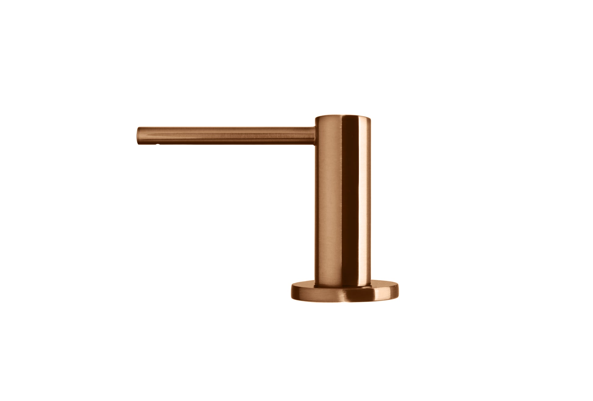 Round Soap Dispenser, Lustre Bronze