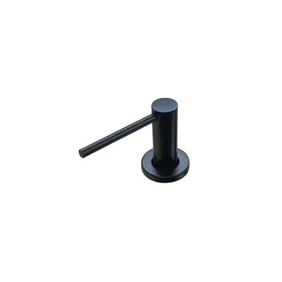 Meir Round Soap Dispenser, Matte Black