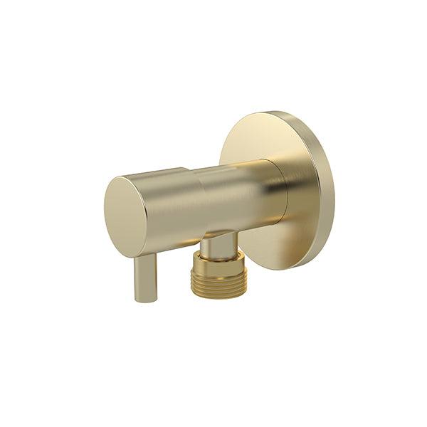 Round Mini Stop Cistern Tap, Tiger Bronze