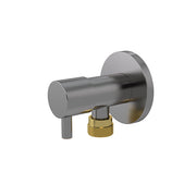 Round Mini Stop Cistern Tap, Shadow
