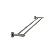 Round Double Towel Rail 600mm, Shadow