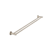 Round Double Towel Rail 900mm, Champagne
