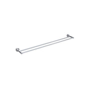 Round Double Towel Rail 900mm, Polished Chrome