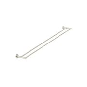 Round Double Towel Rail 900mm, Brushed Nickel