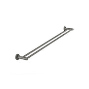 Round Double Towel Rail 900mm, Shadow