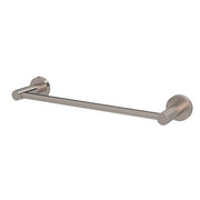 Round Single Towel Rail 300mm, Champagne