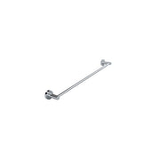 Round Single Towel Rail 600mm, Polished Chrome
