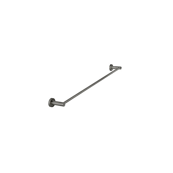 Round Single Towel Rail 600mm, Shadow