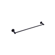 Round Single Towel Rail 600mm, Matte Black