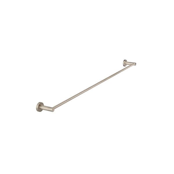 Round Single Towel Rail 900mm, Champagne