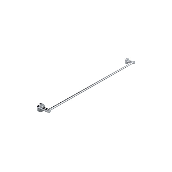 Round Single Towel Rail 900mm, Polished Chrome
