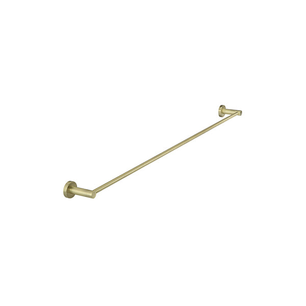 Round Single Towel Rail 900mm, Tiger Bronze