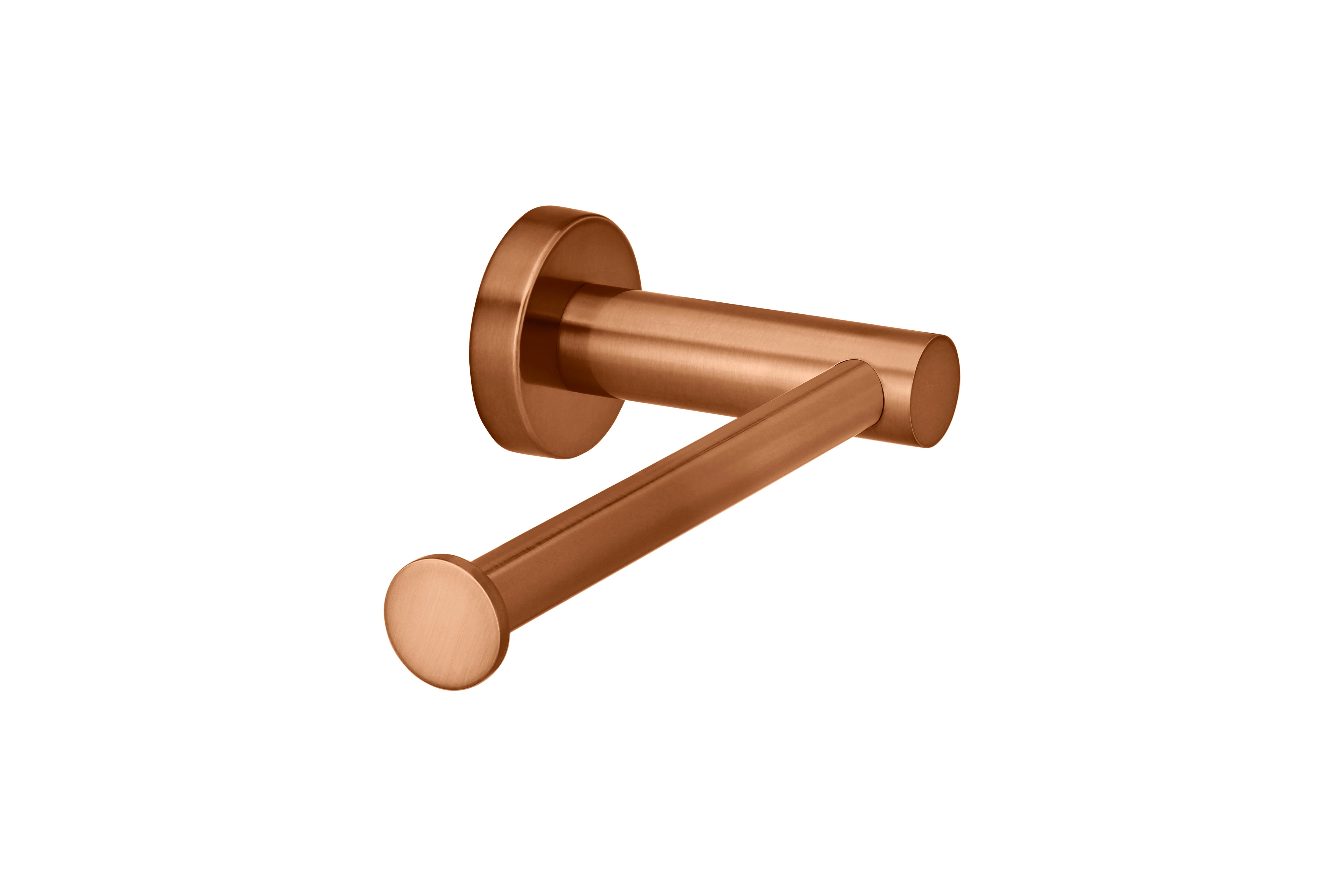Round Toilet Roll Holder, Lustre Bronze