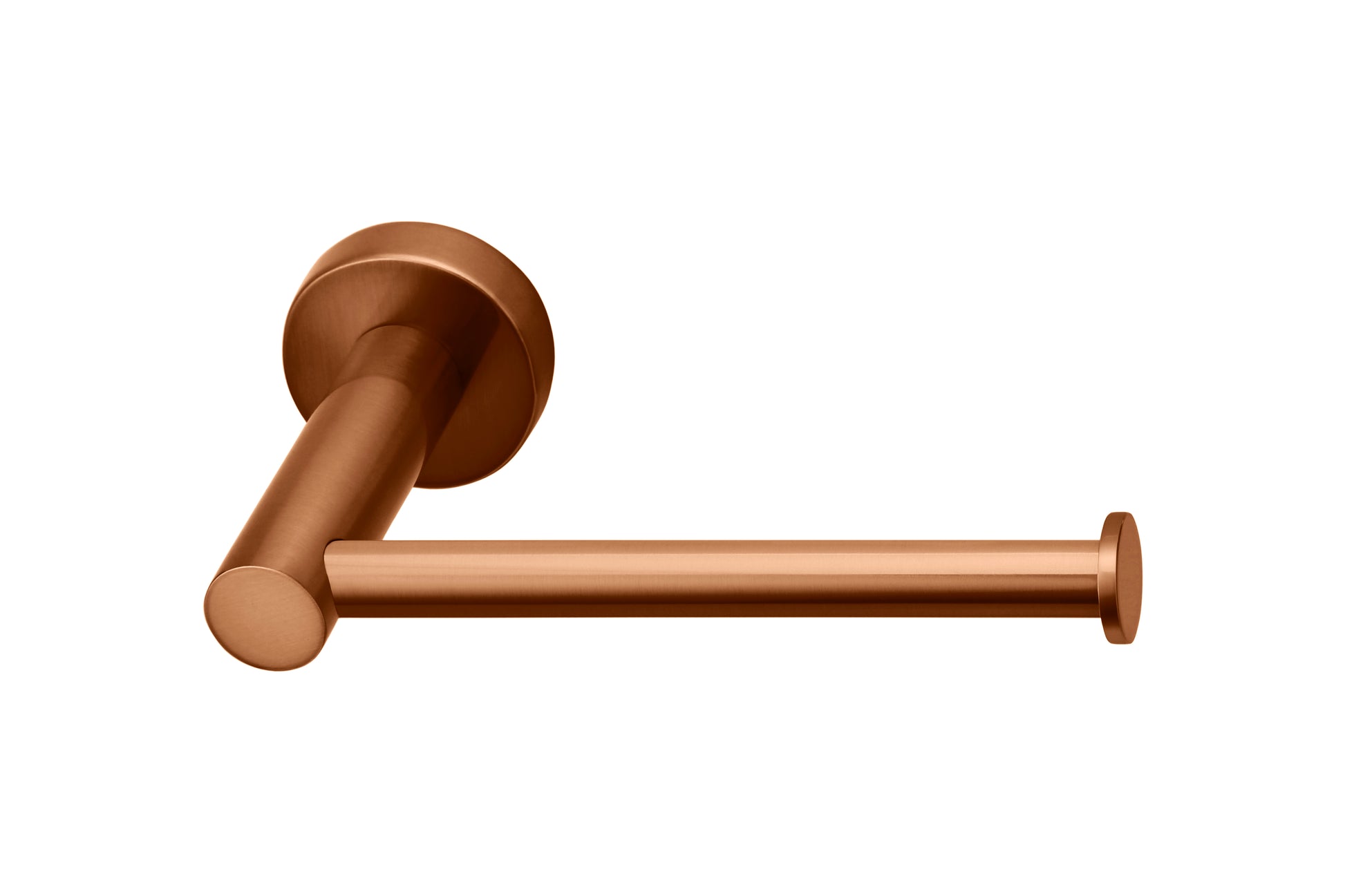 Round Toilet Roll Holder, Lustre Bronze