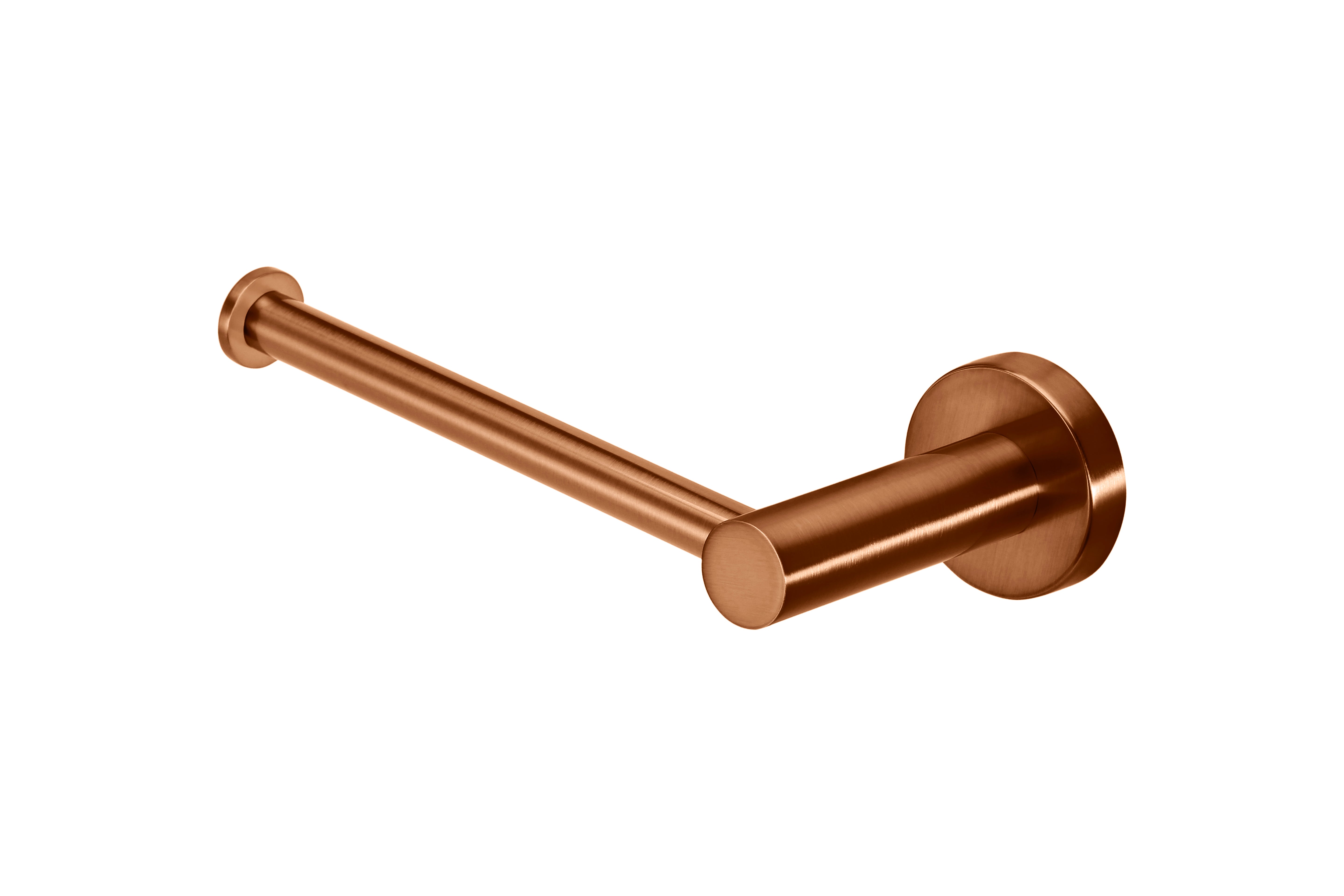 Round Toilet Roll Holder, Lustre Bronze