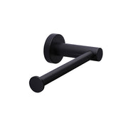 Round Toilet Roll Holder, Matte Black