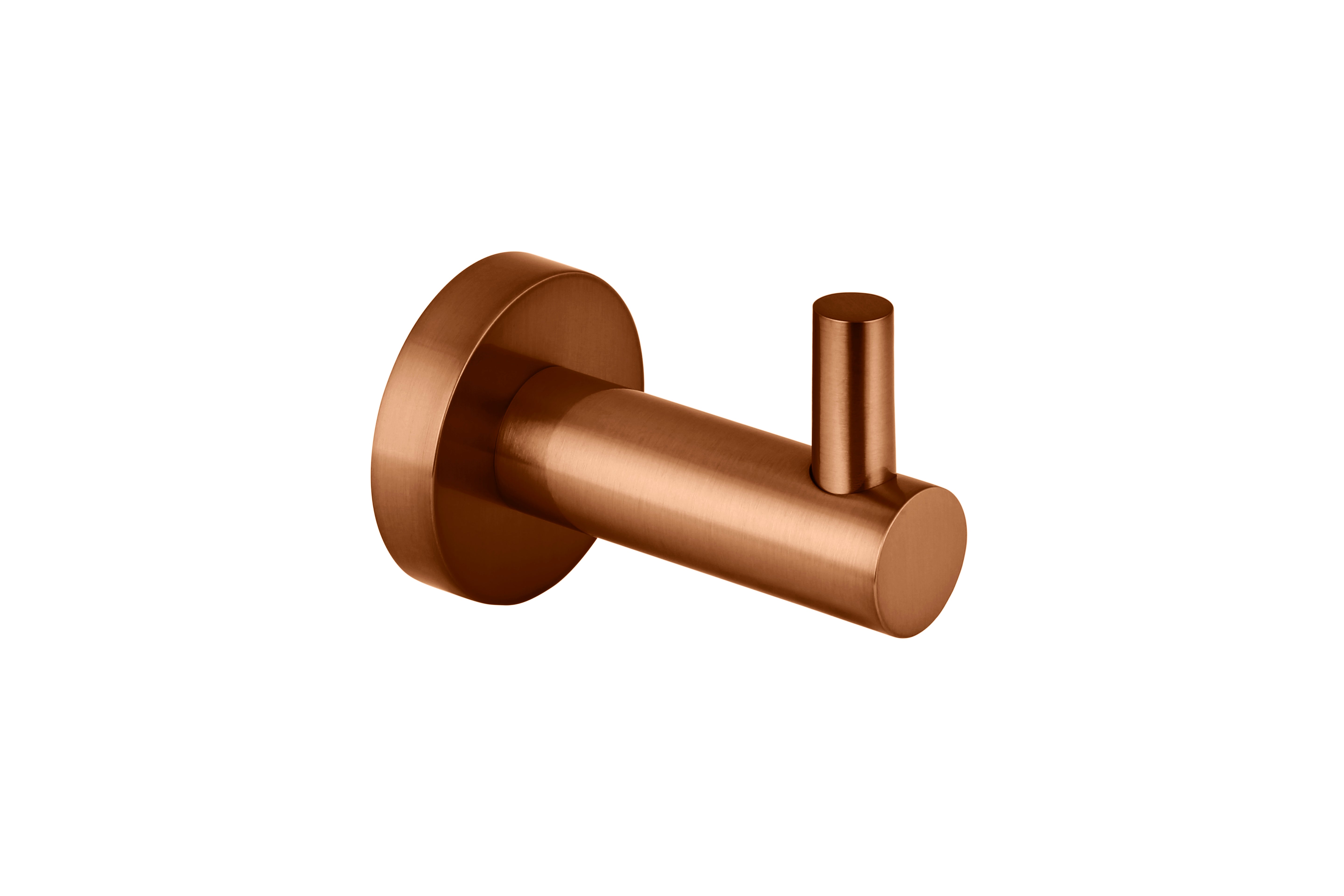 Round Robe Hook, Lustre Bronze