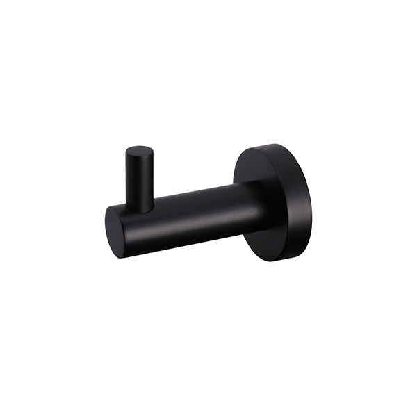 Round Robe Hook, Matte Black