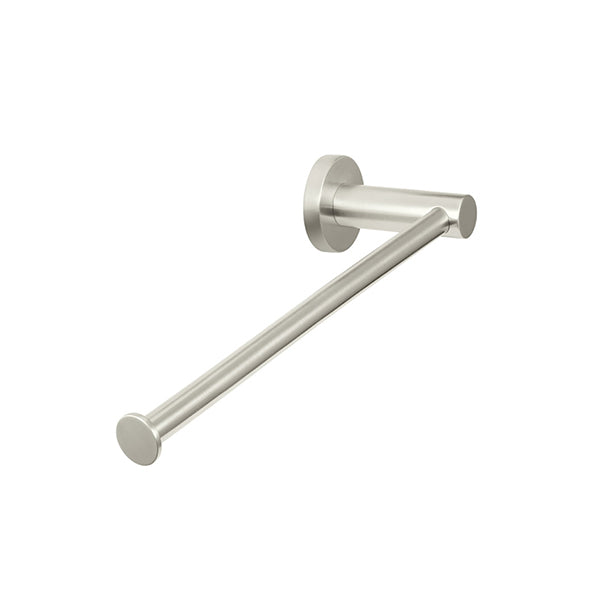 Round Guest Towel Rail, Brushed Nickel