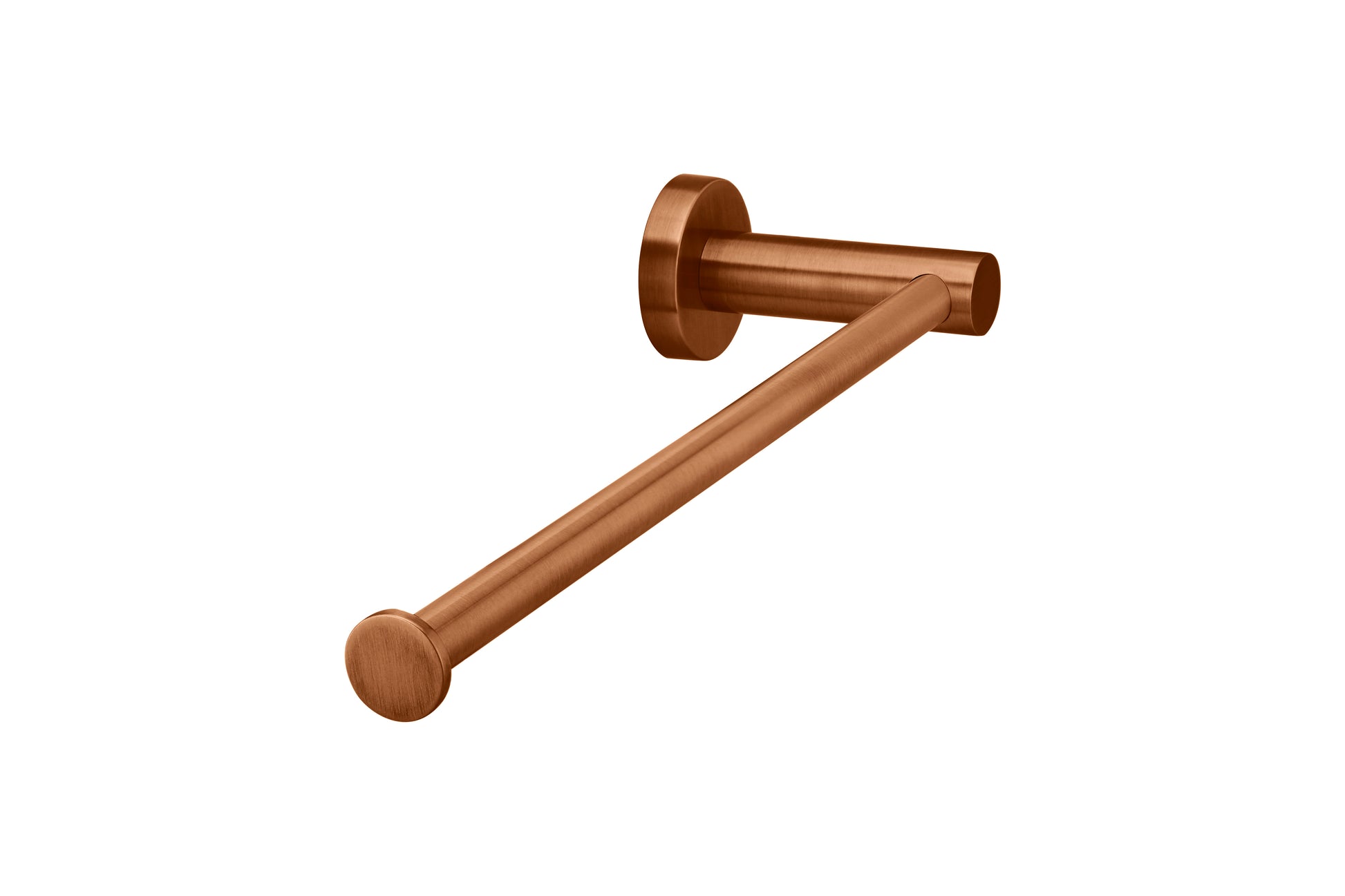 Round Guest Towel Rail, Lustre Bronze